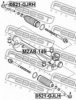 MAZDA KD3132123 Mounting, steering gear